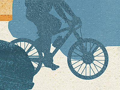 By bike