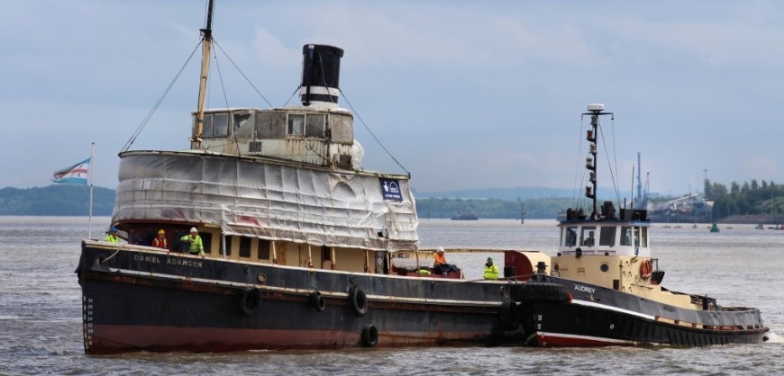 Restored 113 year old boat to debut at Liverpool maritime event