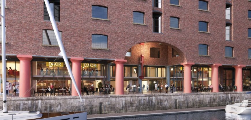 Albert Dock, Colonnades, Aberdeen Asset Management, glazing strategy, Liverpool