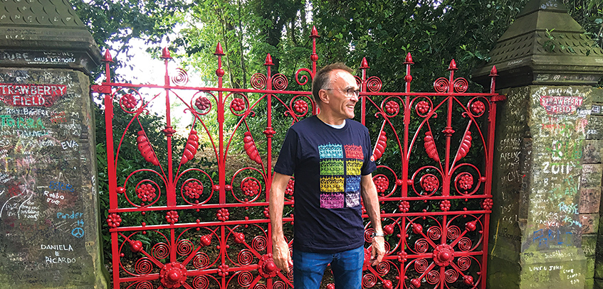 Yesterday movie - Danny Boyle at Strawberry Field