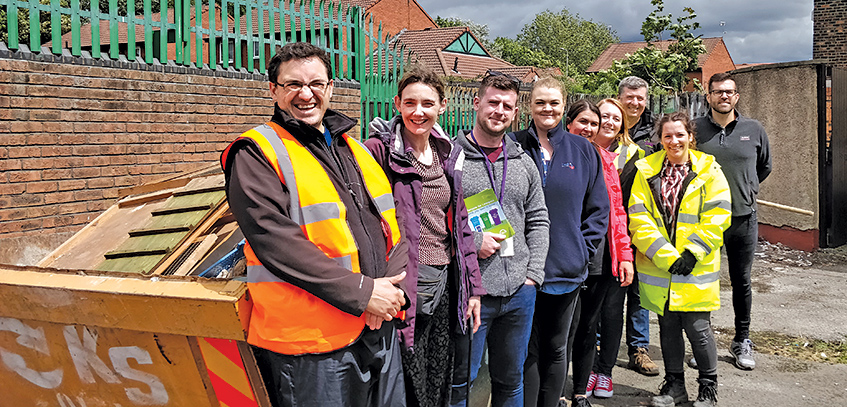 Wavertree, street clean, Your Housing Group